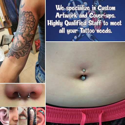 Explore finger tattoo ideas for females, creative tattoo ideas in Elko, available at Tom Custom Tattoos and Body Piercing Studio
