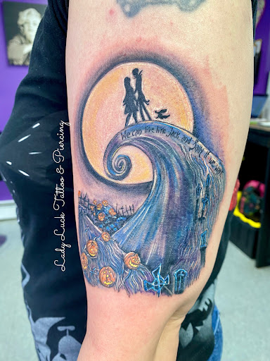 Explore hidden name tattoo ideas, creative tattoo ideas in Goshen, available at Lady Luck Studio
