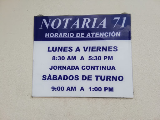 Notaria 71 del Círculo de Bogotá