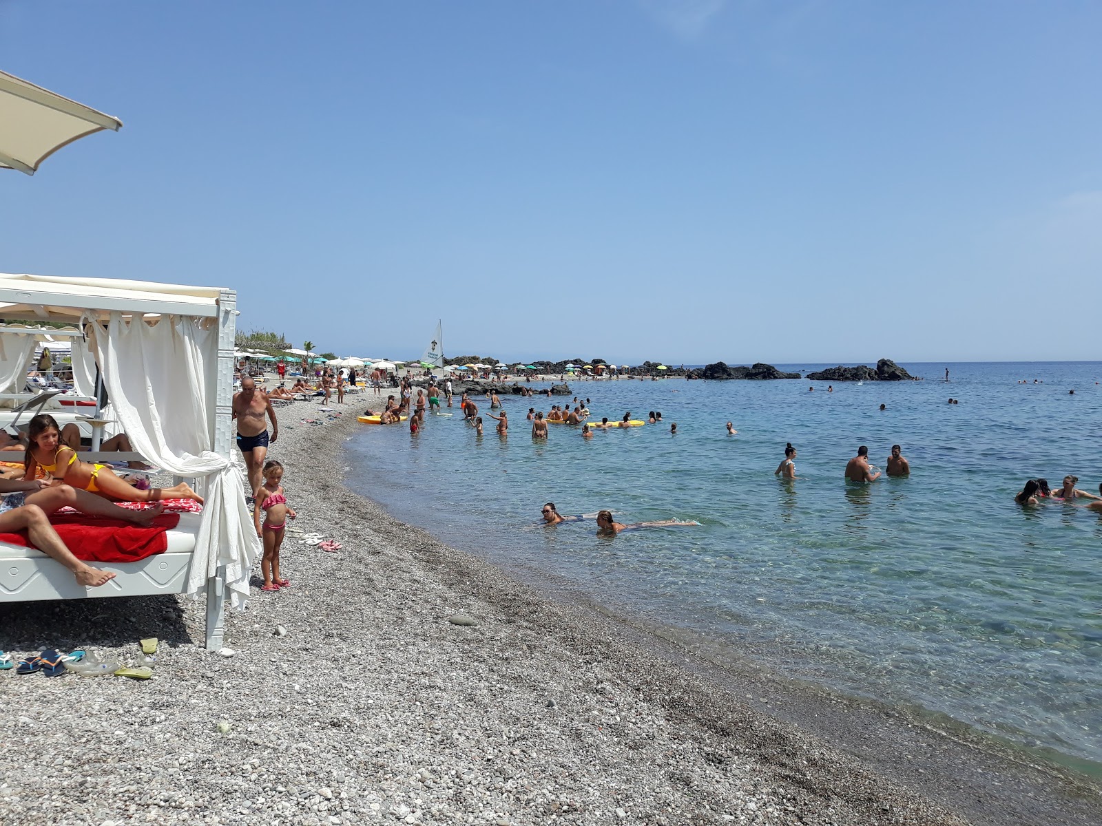 Foto de Spiaggia di Naxos Recanati - lugar popular entre os apreciadores de relaxamento