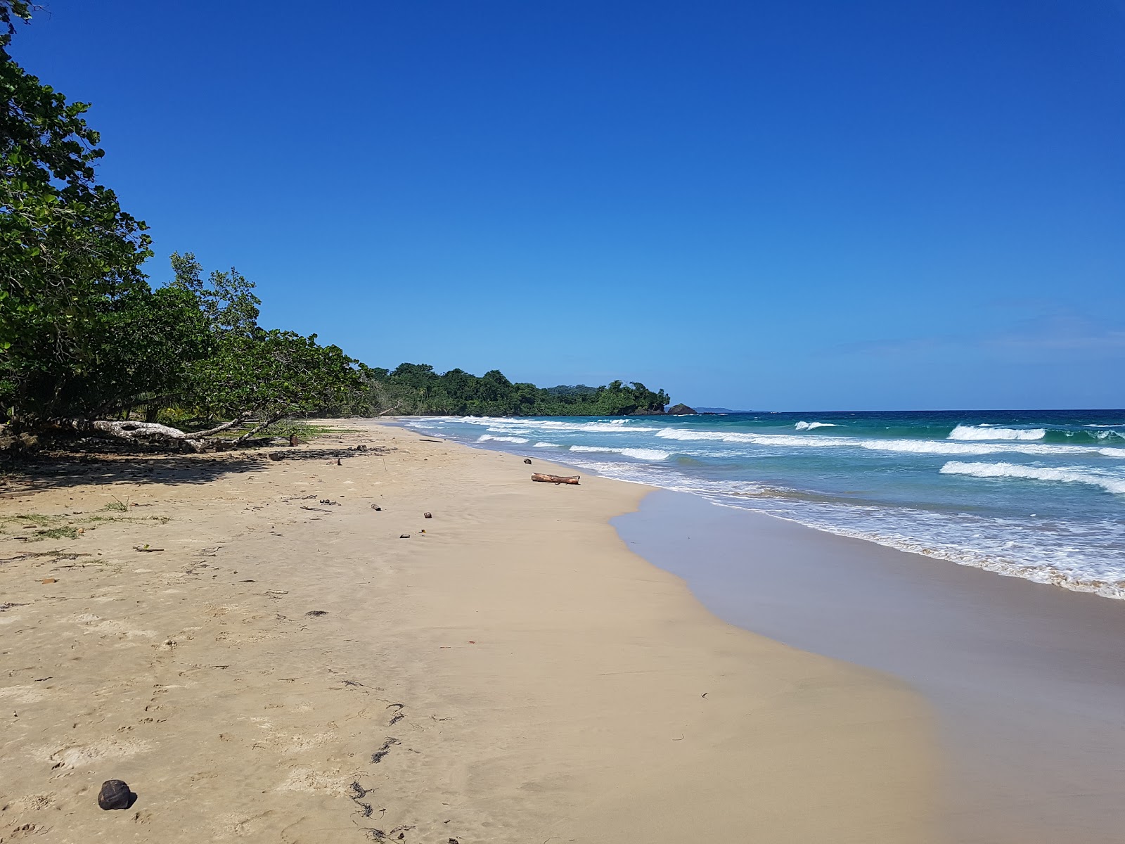 Foto di Spiaggia di Rana Roja con dritto e lungo