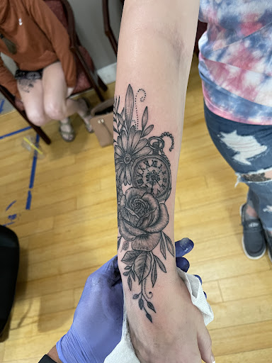 Explore side wrist tattoo ideas, creative tattoo ideas in Plattsburgh, available at Ink by Lace LLC