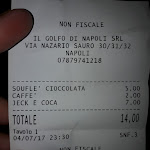 Photo n°1 de l'avis de Raffaele.o fait le 08/07/2017 à 06:16 sur le  Ristorante Il Golfo à Naples