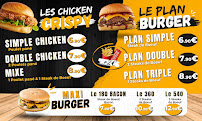 Le Plan B Nantes (pizzas / burgers) à Nantes carte
