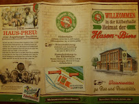 Restaurant Kälberhalle à Augsburg menu