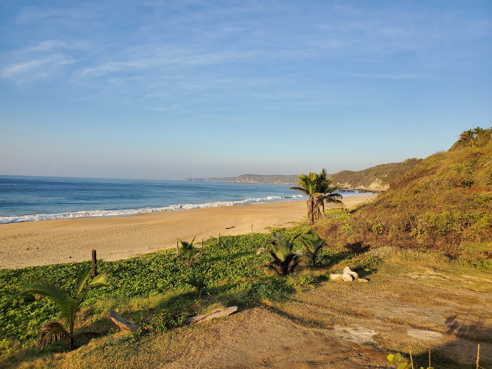Fotografie cu Zapotengo beach cu nivelul de curățenie înalt