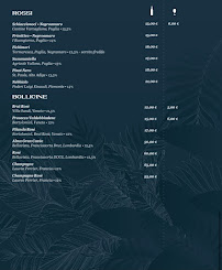 Menu / carte de Lindeza à Bari