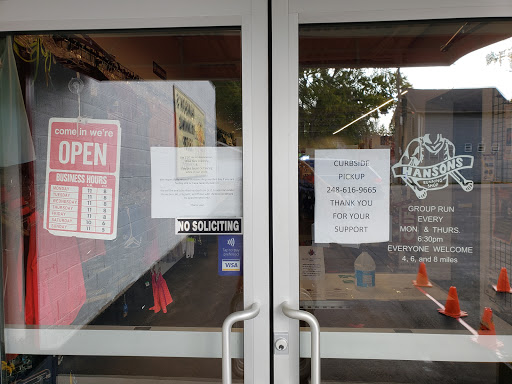 Shoe Store «Hansons Running Shop», reviews and photos, 3407 S Rochester Rd, Royal Oak, MI 48073, USA