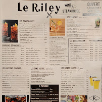 Restaurant LE RILEY à Raillencourt-Sainte-Olle (le menu)