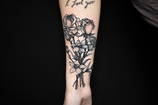 Explore trafalgar law tattoo ideas, creative tattoo ideas in Richmond, available at 33 Lions Tattoo Gallery