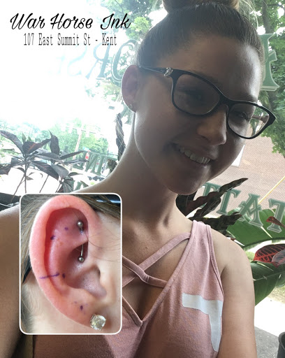 Explore wife name tattoo ideas for husband, creative tattoo ideas in Kent, available at War Horse Ink