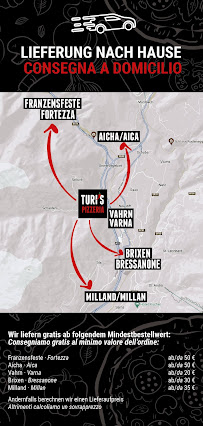 Turi’s Pizzeria à Vahrn carte
