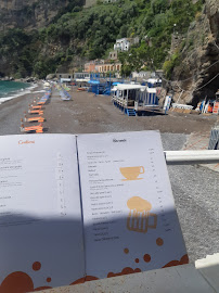 Restaurant de fruits de mer Ristorante La Marinella à Positano (le menu)