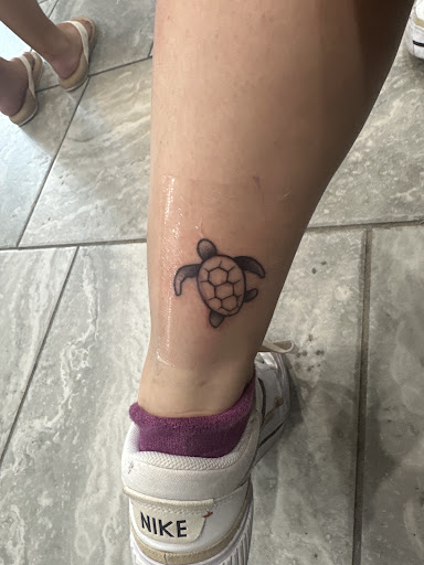 Explore black and white tattoo ideas for men, creative tattoo ideas in Port Aransas, available at Island Ink studio