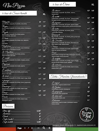 Restaurant PIZZERIA SAINT RUF à Avignon (le menu)