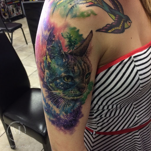 Explore t rex tattoo ideas, creative tattoo ideas in Katy, available at Artistic Impressions Tattoo Studio