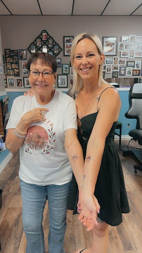 Explore tattoo filler ideas for a woman, creative tattoo ideas in Redding, available at The Salty Sloth Tattoo