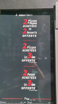 Menu / carte de Le Festival Pizza à Tourcoing