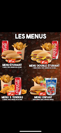 Carte du foodies burger à Nancy
