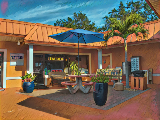 Tattoo Shop «Paradise Tattoo», reviews and photos, 2801 Estero Blvd, Fort Myers Beach, FL 33931, USA