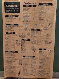 Menu du Cubadak 97 à Todi