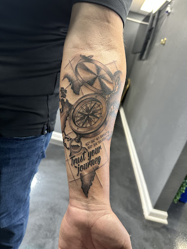 Explore three friends tattoo ideas, creative tattoo ideas in Toledo, available at Ellis Ink