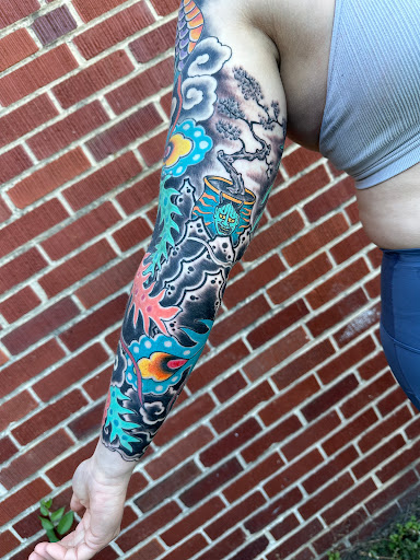 Explore dead rose tattoo ideas, creative tattoo ideas in Strasburg, available at Champion Tattoo Company