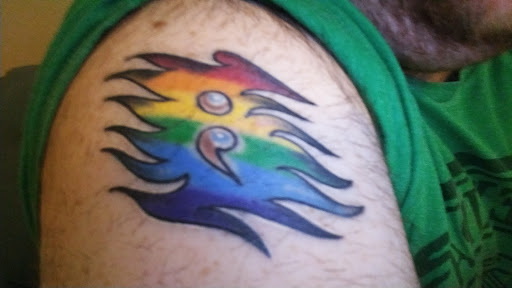 Explore runic tattoo ideas, creative tattoo ideas in Austin, available at Atomic Tattoo & Body Piercing