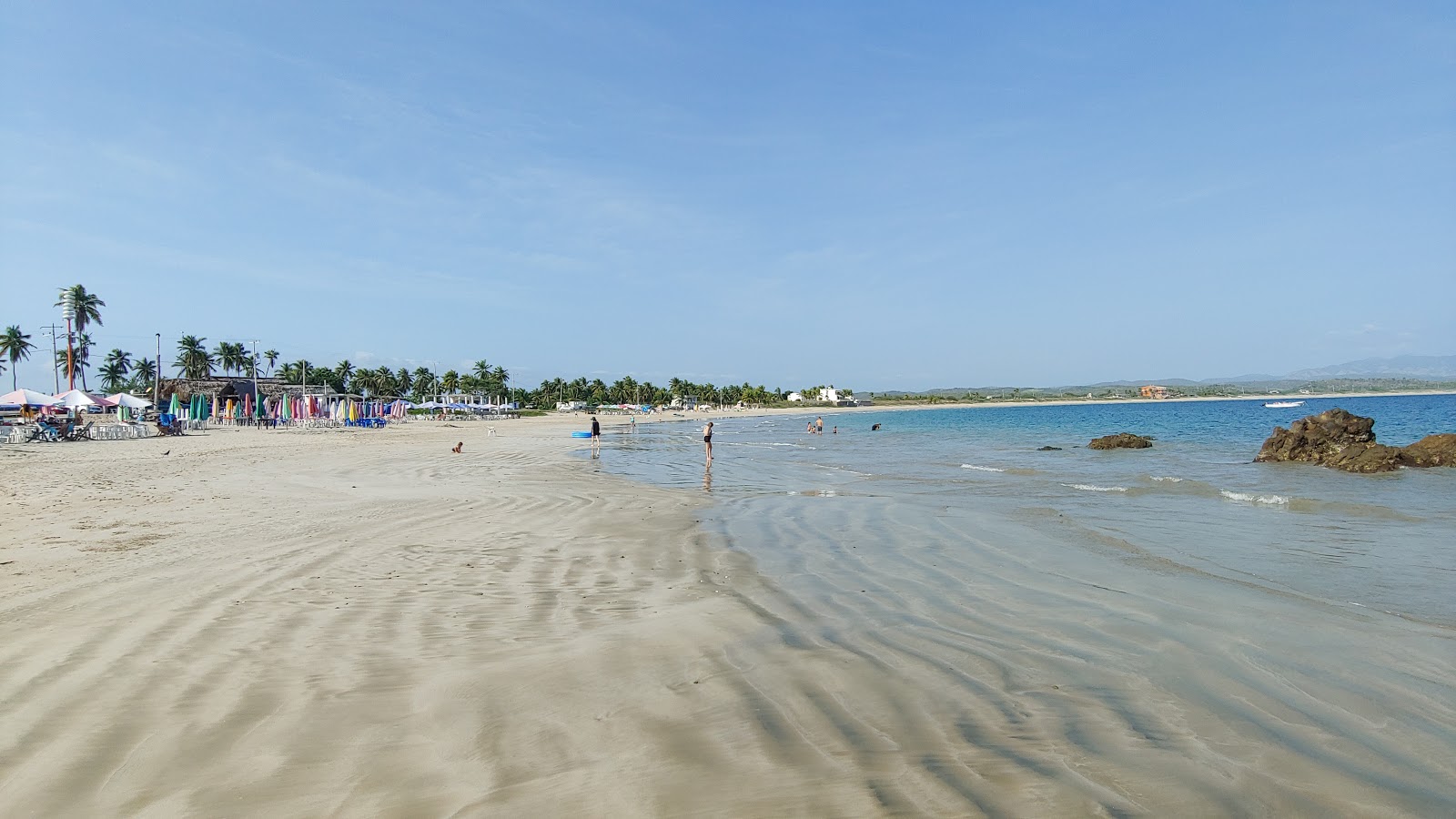 Fotografie cu Morita beach cu o suprafață de nisip strălucitor