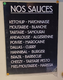 Carte du Quebec Burger à Cluny