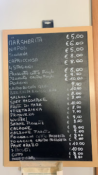 Carte du Pizzeria Bar I 7 PECCATI à Camaiore