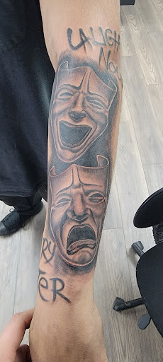 Explore simple space tattoo ideas, creative tattoo ideas in Modesto, available at The Tattoo Shop