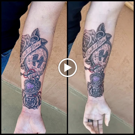 Explore tattoo ideas for womens thigh, creative tattoo ideas in North Fort Myers, available at Loyal 2 The Coil Tattoos & Body Piercings