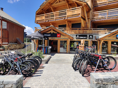 Magasin Concept Millet - Location de vélo et VTT électrique Alpe d'Huez à Huez