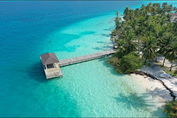 Foto de Mandhoo Beach área parcialmente do hotel