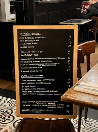 Menu du Restaurant - Le Paris 17 à Paris