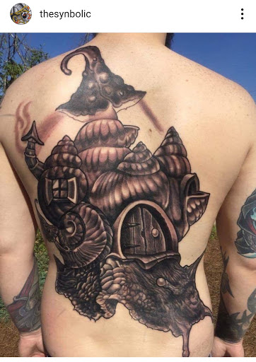 Explore angel devil tattoo ideas, creative tattoo ideas in Lawrenceville, available at Magick Dragon Tattoo