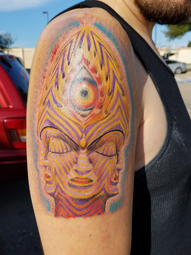 Explore male stomach tattoo ideas, creative tattoo ideas in Dallas, available at Legacy Arts Tattoo 2