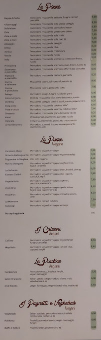 Carte du Vai di Pizza - Pizza da Asporto à Solbiate Olona