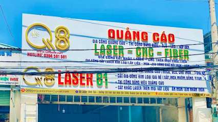 Q8 Laser Bình Tân - Xưởng Cắt Laser kim loại cnc inox sắt thép nhôm titan Gia Công Quảng Cáo tại Bình Tân