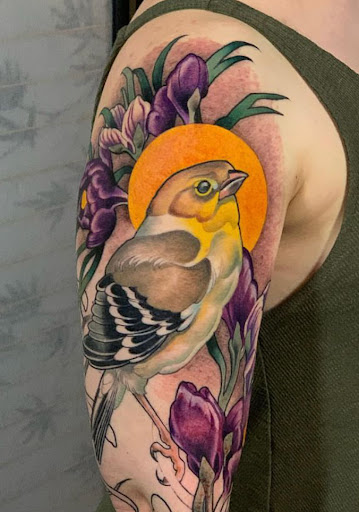 Explore arch angel tattoo ideas, creative tattoo ideas in San Francisco, available at RED KESTREL TATTOO