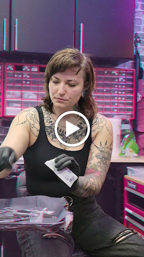 Explore statue tattoo ideas, creative tattoo ideas in Burlington, available at Valkyrie Tattoo LLC