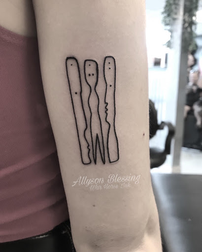 Explore song tattoo ideas, creative tattoo ideas in Kent, available at War Horse Ink