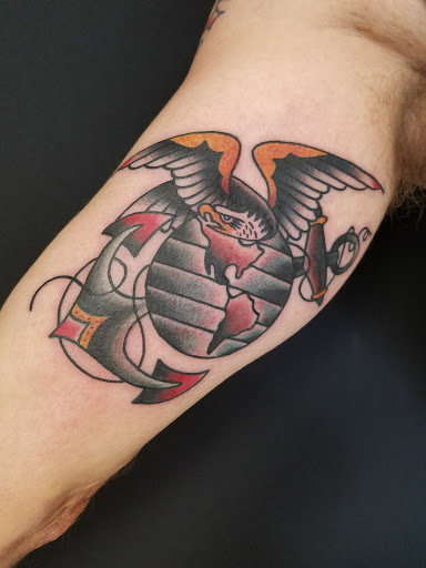 Explore small back tattoo ideas, creative tattoo ideas in Dayton, available at True Love Tattoo Parlor