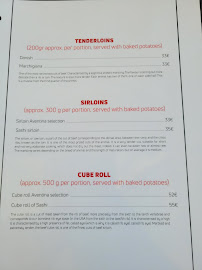 Menu du Aventina à Rome