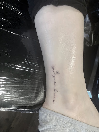 Explore cover up tattoo ideas female leg, creative tattoo ideas in El Monte, available at Baron Art Tattoo & Piercing Studio El Monte