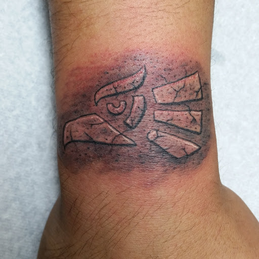 Explore spouse name tattoo ideas, creative tattoo ideas in Los Angeles, available at City of Angels Tattoo