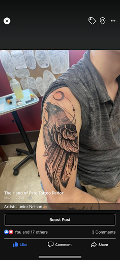 Tattoo Shop «Hand of Fate Tattoo Parlor», reviews and photos, 402 W State St, Ithaca, NY 14850, USA