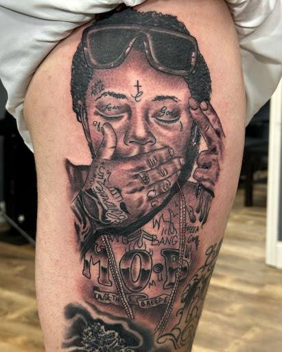 Explore plane tattoo ideas, creative tattoo ideas in Fort Myers, available at Loyal 2 The Coil Tattoos & Piercings (Edison Mall Location Entrance F)