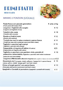 Menu du Ristorante Ricomincio da 3 à Molfetta